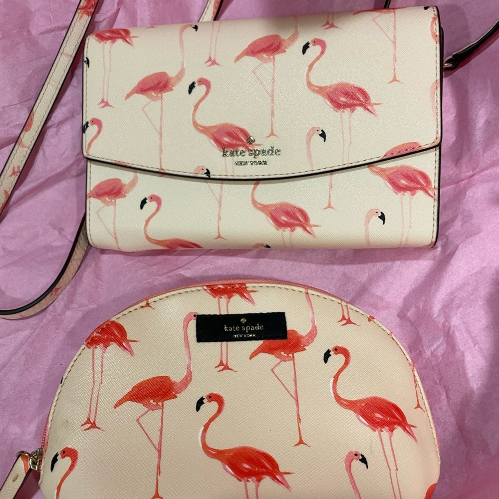 Kate Spade flamingo set